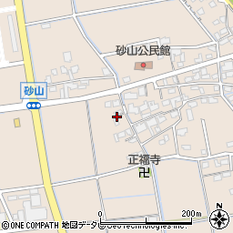 福岡県中間市砂山1341周辺の地図