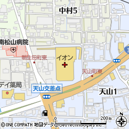 愛媛銀行イオン松山店 ＡＴＭ周辺の地図