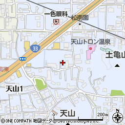 愛媛県松山市福音寺町740-7周辺の地図