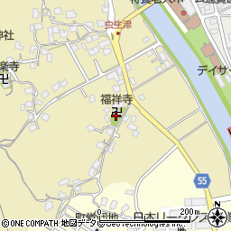 福祥寺周辺の地図