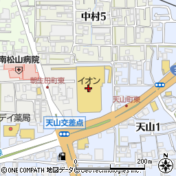 イオンスタイル松山駐車場周辺の地図