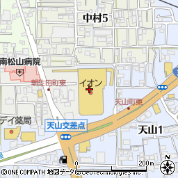 ハニーズ松山ジャスコ店周辺の地図