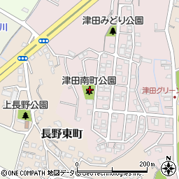 津田南公園周辺の地図
