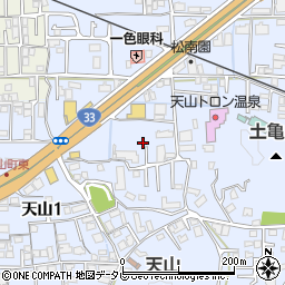 愛媛県松山市福音寺町740-9周辺の地図