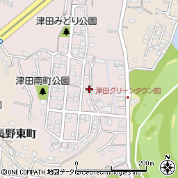 福岡県北九州市小倉南区津田南町13周辺の地図