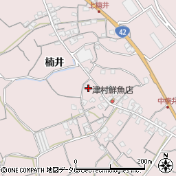 和歌山県御坊市名田町楠井107周辺の地図