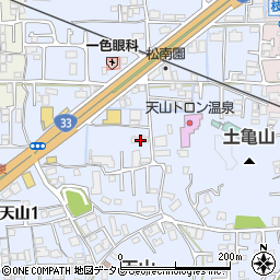 愛媛県松山市福音寺町742-1周辺の地図