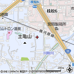 愛媛県松山市福音寺町690周辺の地図