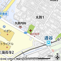 太賀神社周辺の地図