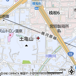 愛媛県松山市福音寺町690-6周辺の地図