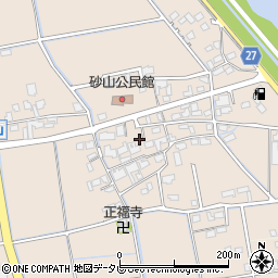 福岡県中間市砂山1428周辺の地図