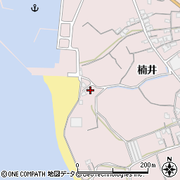 和歌山県御坊市名田町楠井85-6周辺の地図