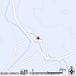 徳島県阿南市新野町元信周辺の地図