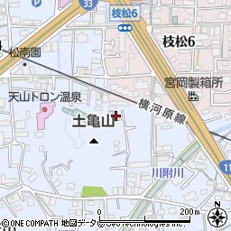 愛媛県松山市福音寺町694周辺の地図
