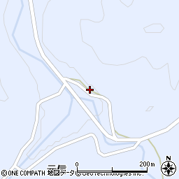 徳島県阿南市新野町（元信）周辺の地図