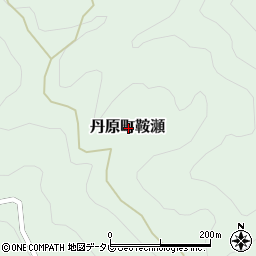 愛媛県西条市丹原町鞍瀬周辺の地図