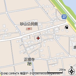 福岡県中間市砂山1418周辺の地図