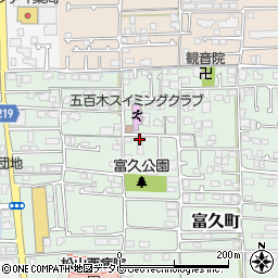 愛媛県松山市富久町310-1周辺の地図