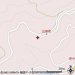 和歌山県田辺市中辺路町野中1118周辺の地図