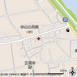 福岡県中間市砂山1414周辺の地図