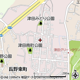 福岡県北九州市小倉南区津田南町周辺の地図