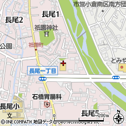 長尾祇園町公園周辺の地図