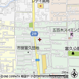 セブンイレブン松山富久町店周辺の地図