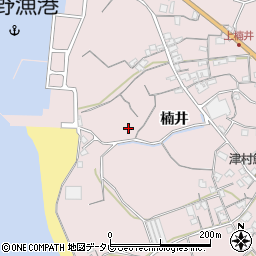 和歌山県御坊市名田町楠井89周辺の地図