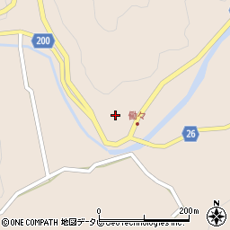 徳島県阿南市椿町豊野周辺の地図