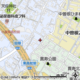 北九州市営田原団地２周辺の地図