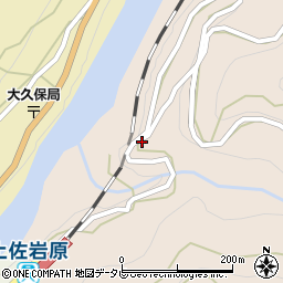 高知県長岡郡大豊町岩原2626周辺の地図