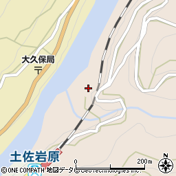 高知県長岡郡大豊町岩原1174周辺の地図