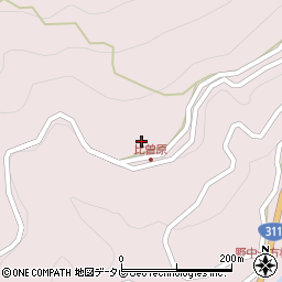 和歌山県田辺市中辺路町野中1106周辺の地図