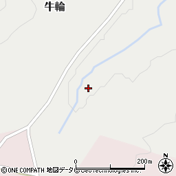 徳島県那賀郡那賀町牛輪かきの内25周辺の地図