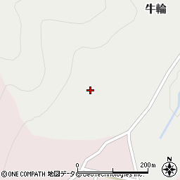 徳島県那賀郡那賀町牛輪58周辺の地図