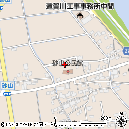 福岡県中間市砂山1440周辺の地図