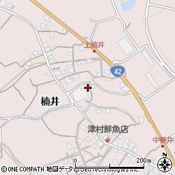 和歌山県御坊市名田町楠井2231-5周辺の地図