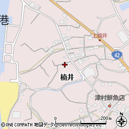 和歌山県御坊市名田町楠井52-1周辺の地図