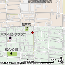 愛媛県松山市富久町217周辺の地図