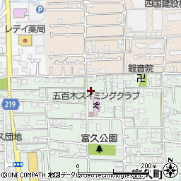 愛媛県松山市富久町328周辺の地図