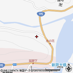 徳島県那賀郡那賀町鮎川蛭子周辺の地図