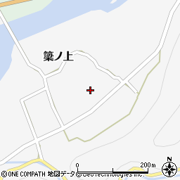 徳島県那賀郡那賀町簗ノ上スリハリ周辺の地図