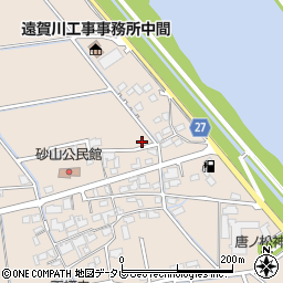 福岡県中間市砂山1448周辺の地図
