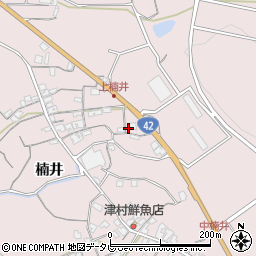 和歌山県御坊市名田町楠井2327周辺の地図