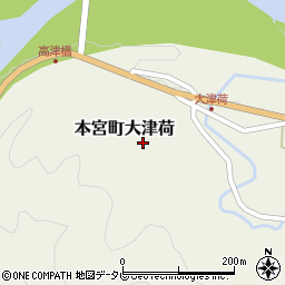 和歌山県田辺市本宮町大津荷121周辺の地図