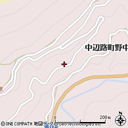 和歌山県田辺市中辺路町野中756周辺の地図