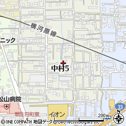 やよい荘周辺の地図