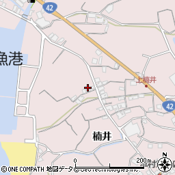 和歌山県御坊市名田町楠井37周辺の地図