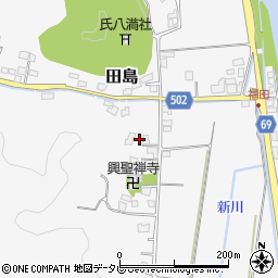 福岡県宗像市田島1486周辺の地図