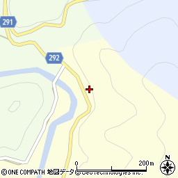 徳島県那賀郡那賀町請ノ谷堂平間周辺の地図